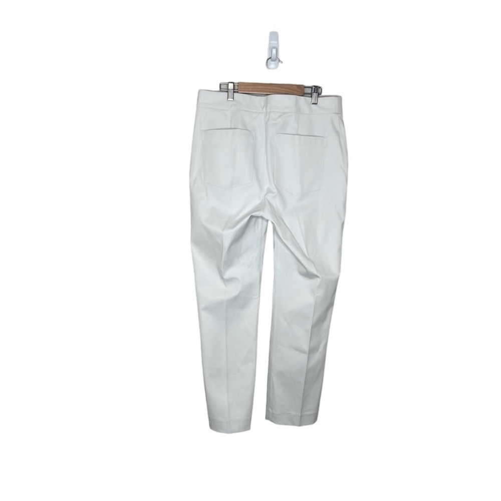 Spanx On-the-go White Ankle Slim Straight Pants - Picture 5 of 13
